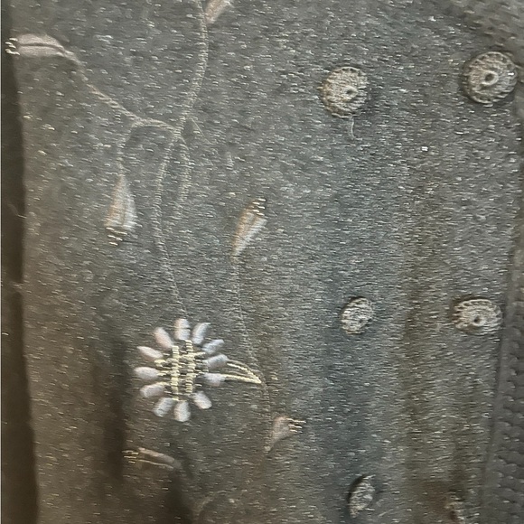 A Vintage black cardigan in medium by Variations - Picture 3 of 7